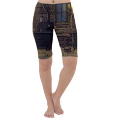 Adventure Time Finn The Human Jake The Dog Cropped Leggings  by Sarkoni