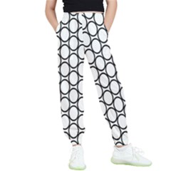 Black Pattern Halftone Wallpaper Kids  Joggers by Apen