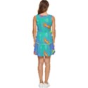 Non Seamless Pattern Blues Bright Tiered Sleeveless Mini Dress View4
