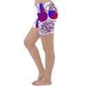 Illusion Optical Illusion Pattern Lightweight Velour Yoga Shorts View2