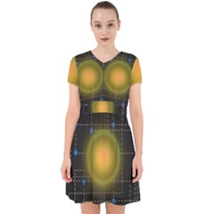 Technology System Adorable In Chiffon Dress by Modalart