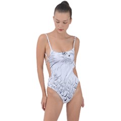 Eagle Birds Of Prey Raptor Tie Strap One Piece Swimsuit by Modalart