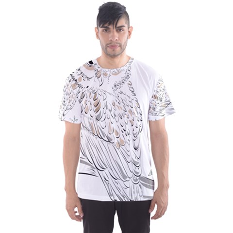 Owl Bird Wildlife Bird Of Prey Men s Sport Mesh T-shirt by Modalart