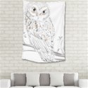 Owl Bird Wildlife Bird Of Prey Small Tapestry View2