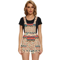 Ethnic-tribal-pattern-background Short Overalls by Apen