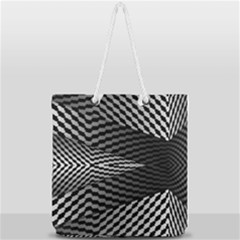 Concept Graphic 3d Model Fantasy Full Print Rope Handle Tote (large) by Ravend