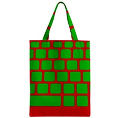 Keyboard Keys Computer Input Pc Zipper Classic Tote Bag by Ravend