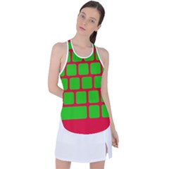 Keyboard Keys Computer Input Pc Racer Back Mesh Tank Top by Ravend