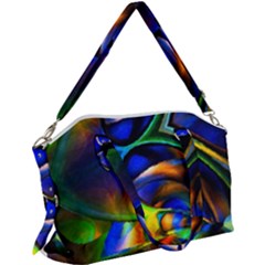 Light Texture Abstract Background Canvas Crossbody Bag by Amaryn4rt