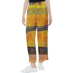 London Tower Abstract Bridge Women s Pants  by Amaryn4rt