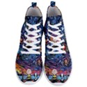 Cartoon Dog Vincent Van Gogh s Starry Night Parody Men s Lightweight High Top Sneakers View1