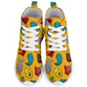 Graffiti Characters Seamless Ornament Women s Lightweight High Top Sneakers View1
