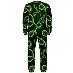 Snakes Seamless Pattern Onepiece Jumpsuit (men) by Bedest