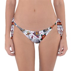 Full Color Flash Tattoo Patterns Reversible Bikini Bottoms by Bedest