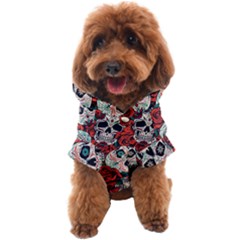 Vintage Day Dead Seamless Pattern Dog Coat by Bedest