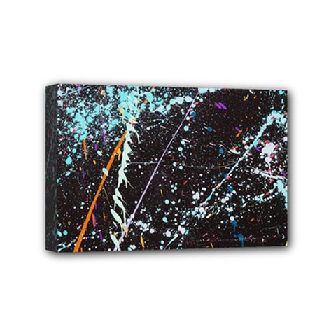 Abstract Colorful Texture Mini Canvas 6  X 4  (stretched) by Bedest