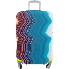 Line Vertical Lines Color Lines Luggage Cover (large) by Pakjumat