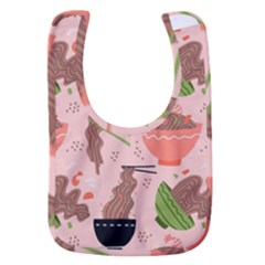 Japanese Street Food Soba Noodle In Bowl Baby Bib by Pakjumat