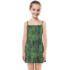 Matrix Technology Tech Data Digital Network Kids  Summer Sun Dress by Pakjumat