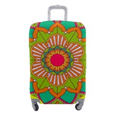 Mandala Patterns Yellow Luggage Cover (small) by Pakjumat