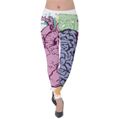 Brain Heart Balance Emotion Velvet Leggings by Maspions