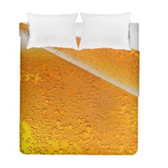 Beer Bubbles Pattern Duvet Cover Double Side (full/ Double Size) by Maspions