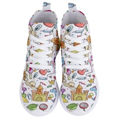 Baby Equipment Child Sketch Hand Women s Lightweight High Top Sneakers by Hannah976