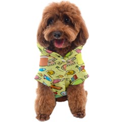 Cute Sketch Child Graphic Funny Dog Coat by Hannah976