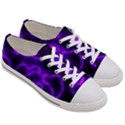 Purple Pattern Background Structure Women s Low Top Canvas Sneakers View3