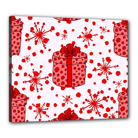 Cute Gift Boxes Canvas 24  X 20  (stretched) by ConteMonfrey