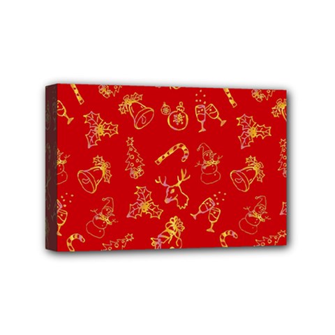 Holy Night - Christmas Symbols  Mini Canvas 6  X 4  (stretched) by ConteMonfrey