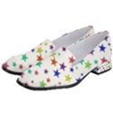 Star Random Background Scattered Women s Classic Loafer Heels View2