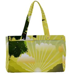 Wallpaper Background Landscape Canvas Work Bag by Hannah976