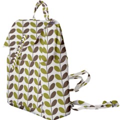 Leaf Plant Pattern Seamless Buckle Everyday Backpack by Hannah976