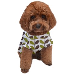 Leaf Plant Pattern Seamless Dog T-shirt by Hannah976