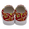 Pattern Tile Decorative Design Star Men s Canvas Slip Ons View4