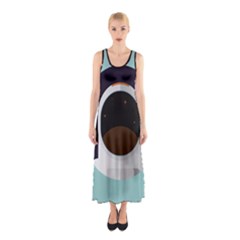 Astronaut Space Astronomy Universe Sleeveless Maxi Dress by Sarkoni