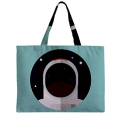 Astronaut Space Astronomy Universe Zipper Mini Tote Bag by Sarkoni