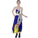 Rocket Ship Launch Vehicle Moon Tie Back Maxi Dress View1