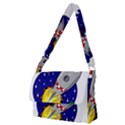Rocket Ship Launch Vehicle Moon Full Print Messenger Bag (M) View1