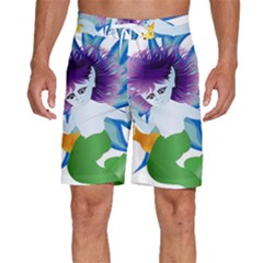 Mermaid Fantasy Undersea Merman Men s Beach Shorts by Sarkoni