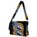 Astronaut Planet Space Science Full Print Messenger Bag (M) View1