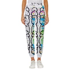 Brain Mind Psychology Idea Drawing Women s Cropped Drawstring Pants by Grandong