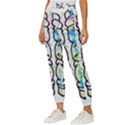 Brain Mind Psychology Idea Drawing Women s Cropped Drawstring Pants View2