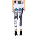 Cute Cat Hand Drawn Cartoon Style Pocket Leggings  View1