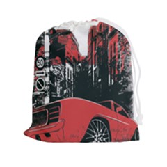 Cars City Fear This Poster Drawstring Pouch (2xl) by Sarkoni