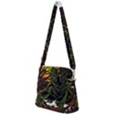 Grim Reaper Above Art  Monster Moon Letter Poster Zipper Messenger Bag View2
