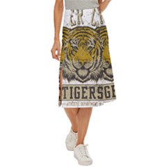 1813 River City Tigers Athletic Department Midi Panel Skirt by Sarkoni