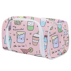 Drink Cocktail Doodle Coffee Toiletries Pouch by Apen