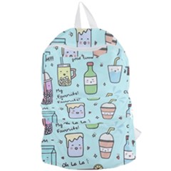 Drinks Cocktails Doodle Coffee Foldable Lightweight Backpack by Apen